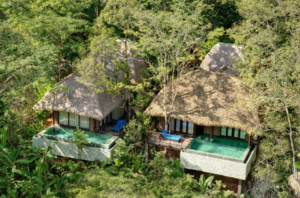 Jungle villas with private pool at Keemala Hotel