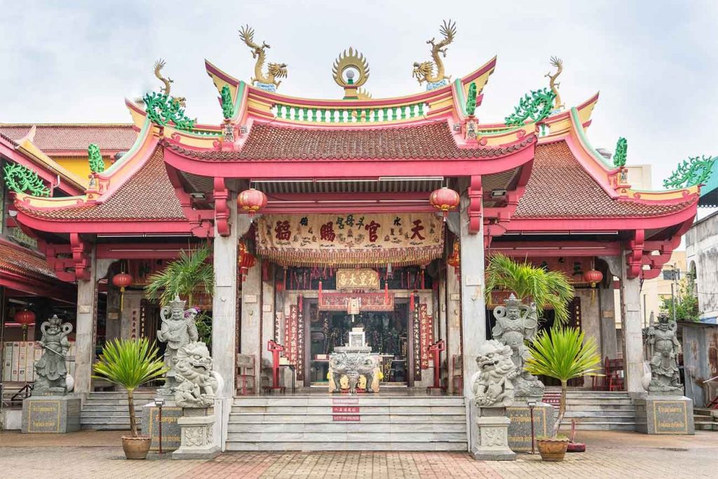 Entrance of Jui Tui Shrine in Phuket Old Town
