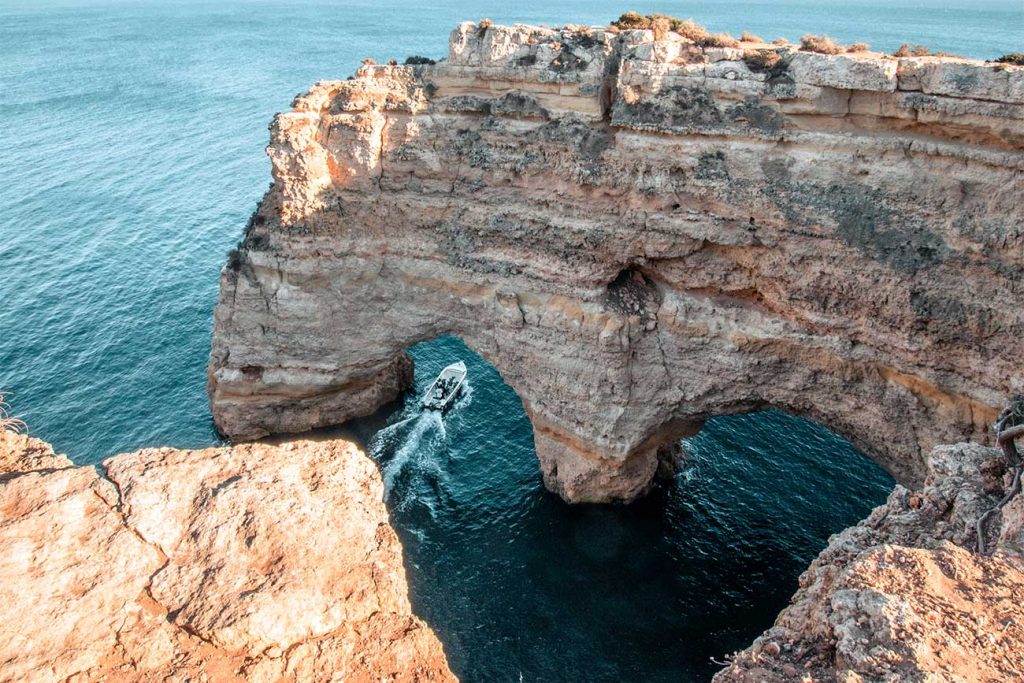 Heart shaped rock in Lagos Algarve