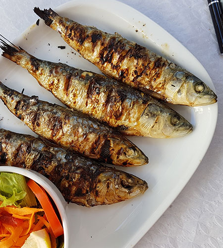 grilled sardines in portugal