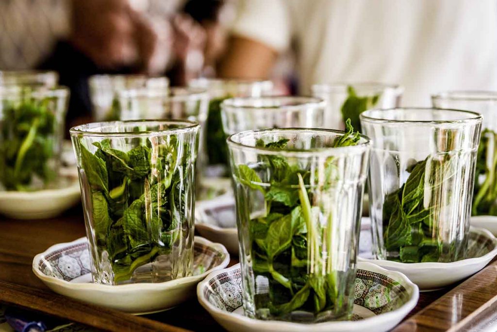mint tea in marrakesh