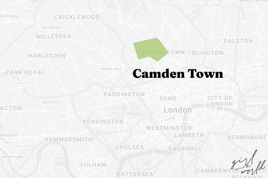 camden town map in london