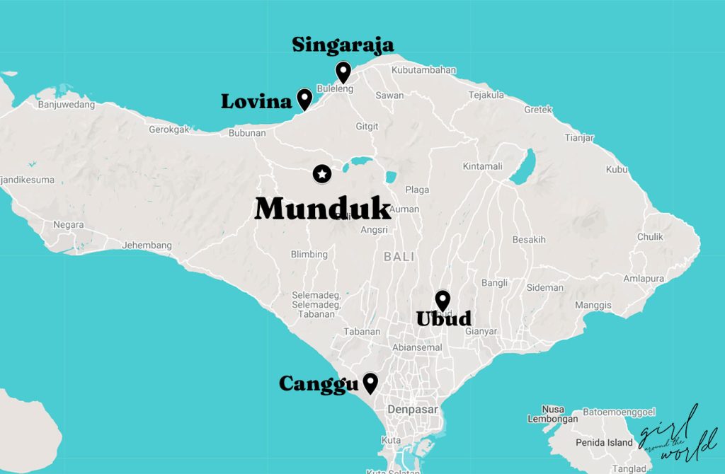 where is Munduk located