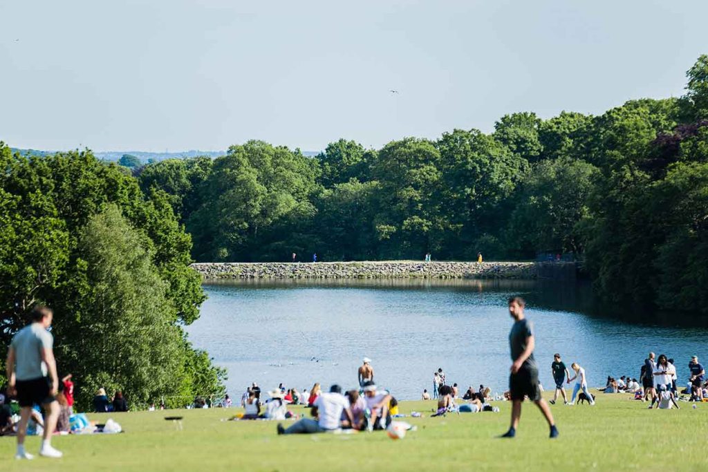 Roundhay Park in Leeds, England
