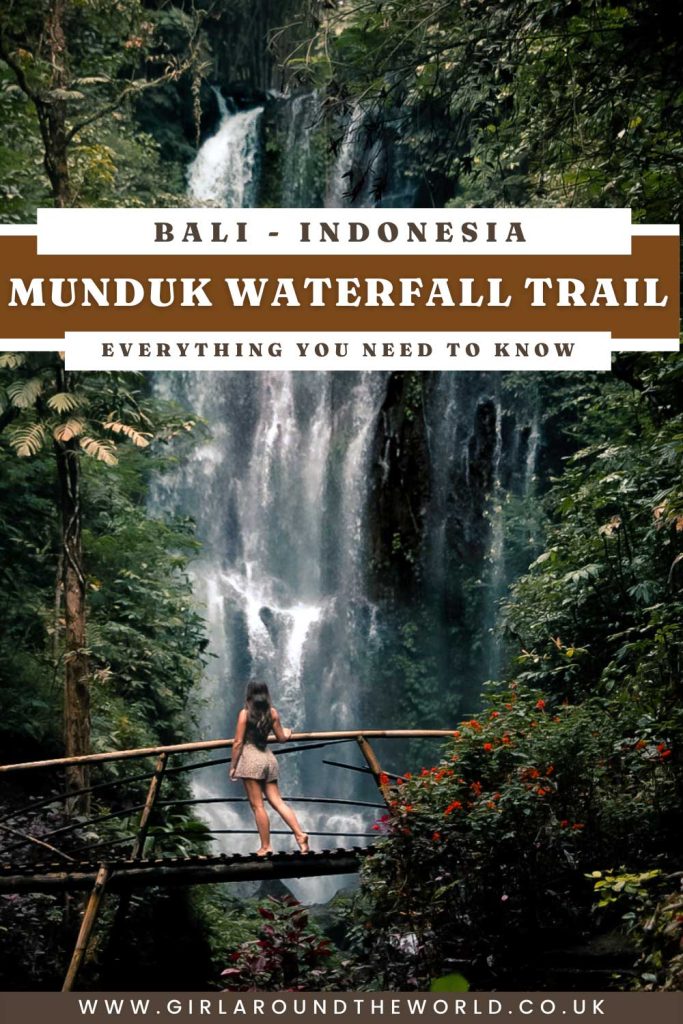 Bali Indonesia Munduk Waterfall Trail info