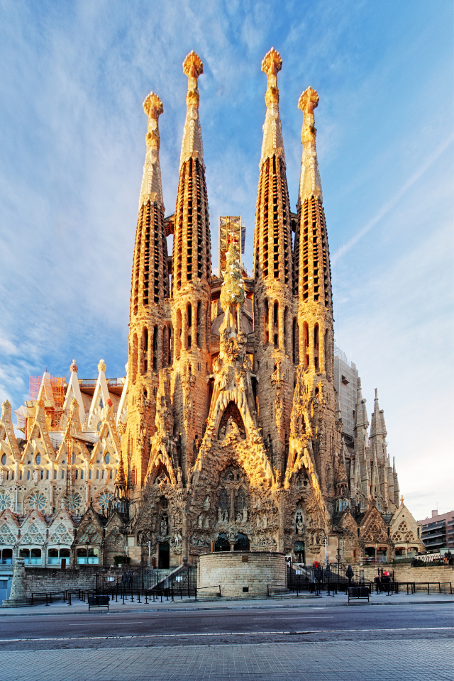  La Sagrada Familia in Barcelona