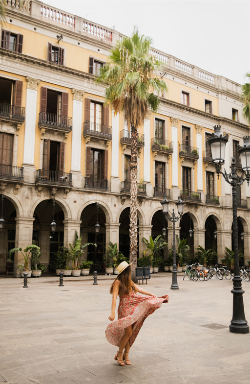 dancing in the streets of Barcelona