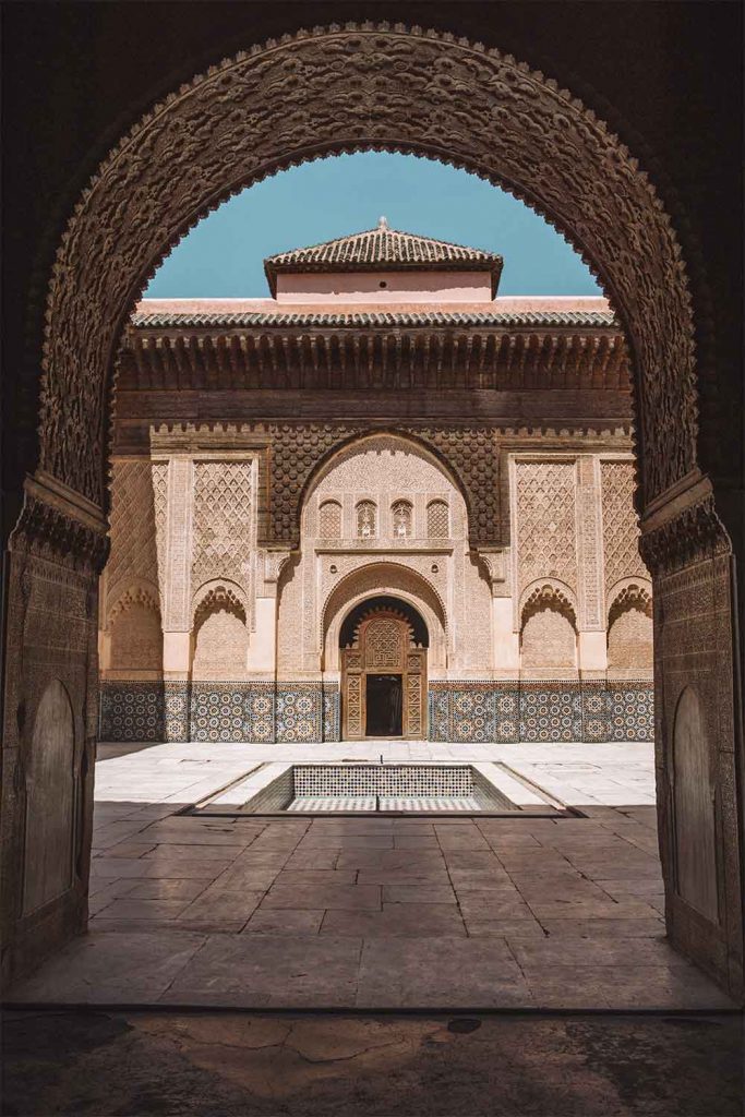 ben youssef mosque in marrakesh