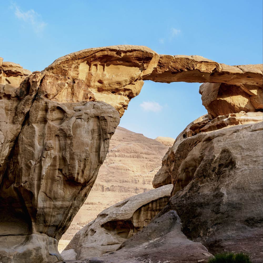 Wadi Rum desert, Um Fruth Rock Bridge