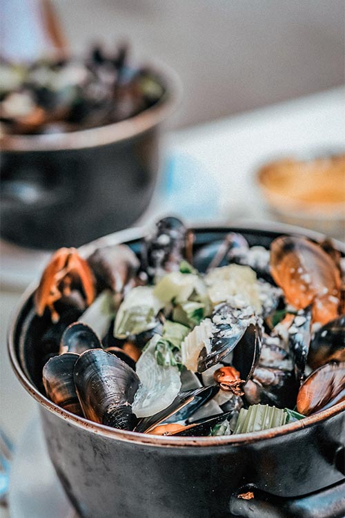 Eat Mussels and Fries in Brussels
